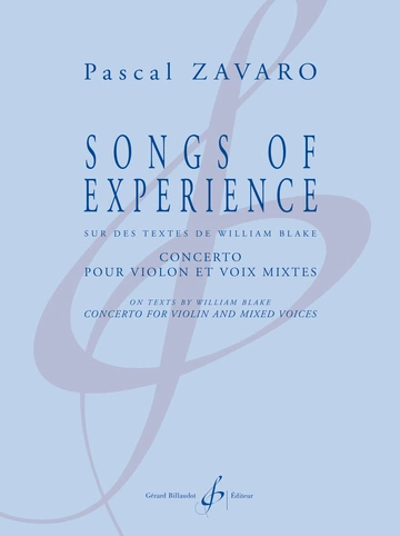 Songs of Experience. Concerto pour violon et voix mixtes Visual